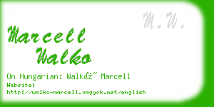 marcell walko business card